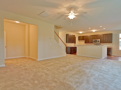 Kitchen and Family Room